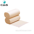 Papel higiénico natural sin blanquear 4 capas 12 rollos